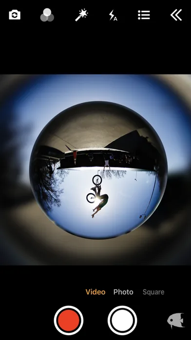 FishEyeVideo Square screenshot 1
