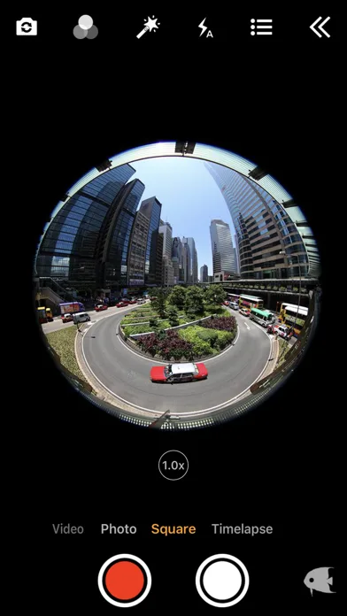 FishEyeVideo Square screenshot 5