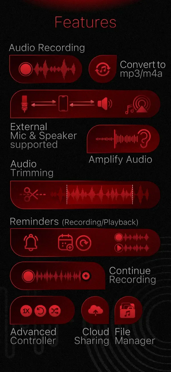 Audio Recorder & Voice Editor screenshot 2