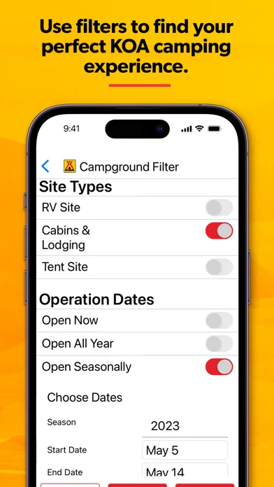 KOA Camping | RV, Cabin & Tent screenshot 5