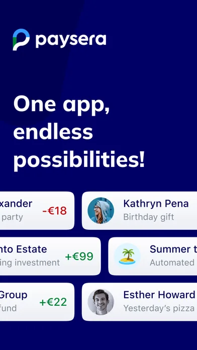 Paysera Super App screenshot 1