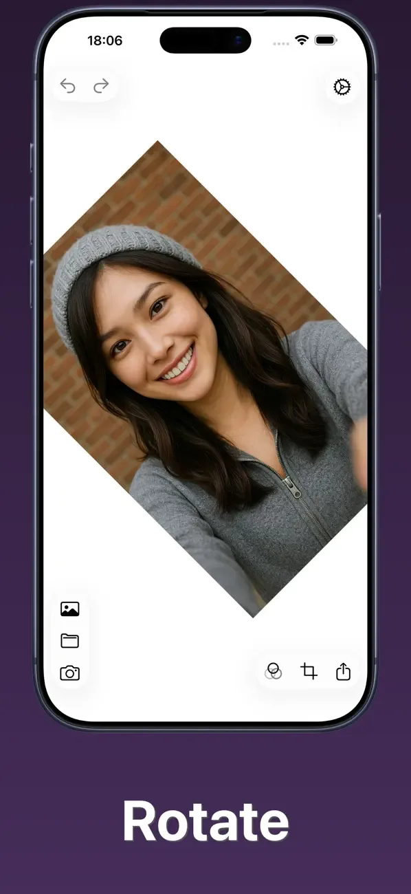 Photo Flipper - selfie mirror screenshot 2