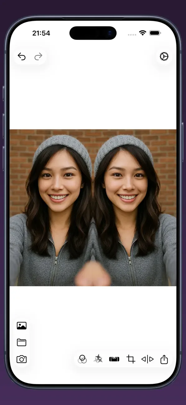 Photo Flipper - selfie mirror screenshot 4