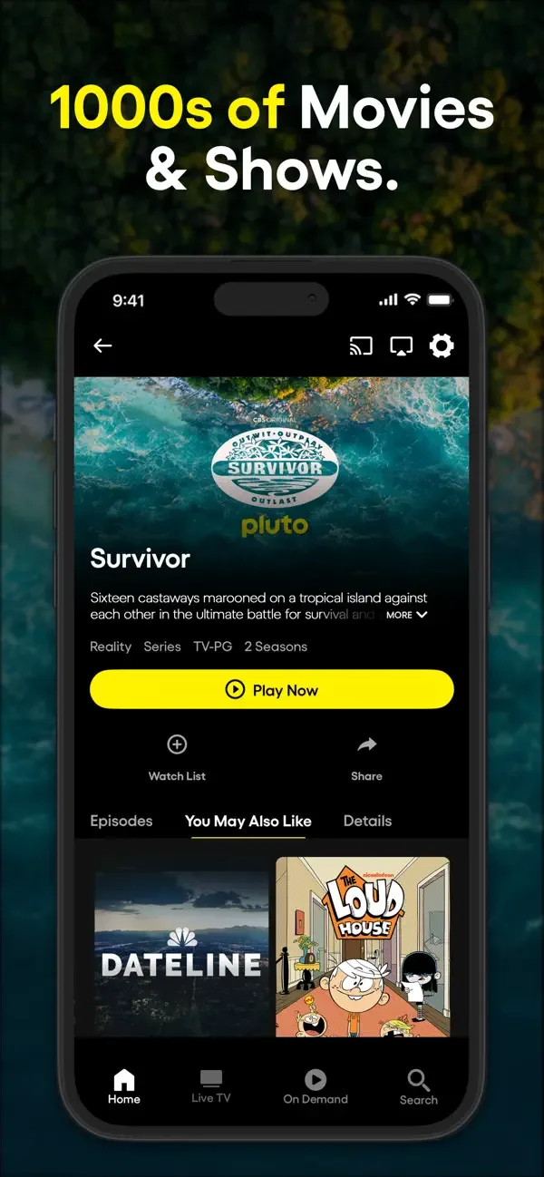 PlutoTV: Stream Free Movies/TV screenshot 2