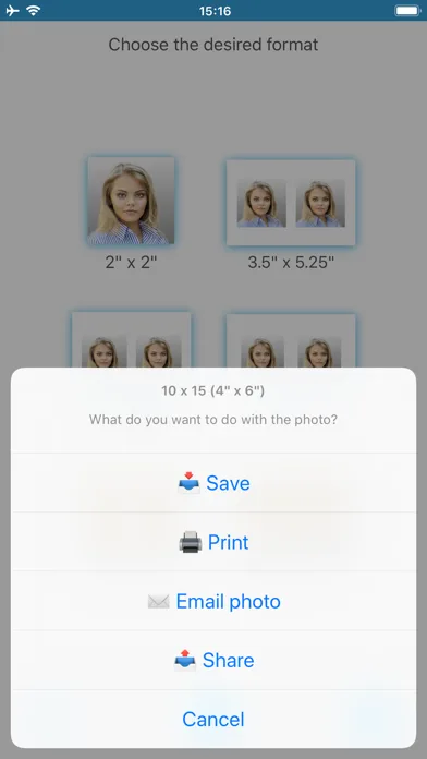 Biometric Passport Photo screenshot 3
