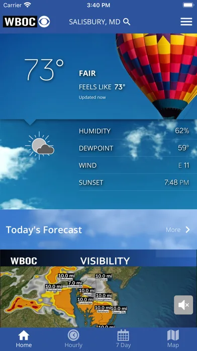 WBOC Weather screenshot 1