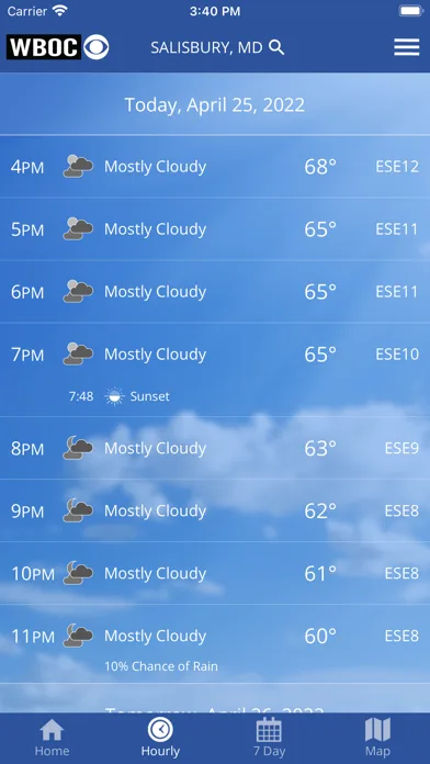 WBOC Weather screenshot 2