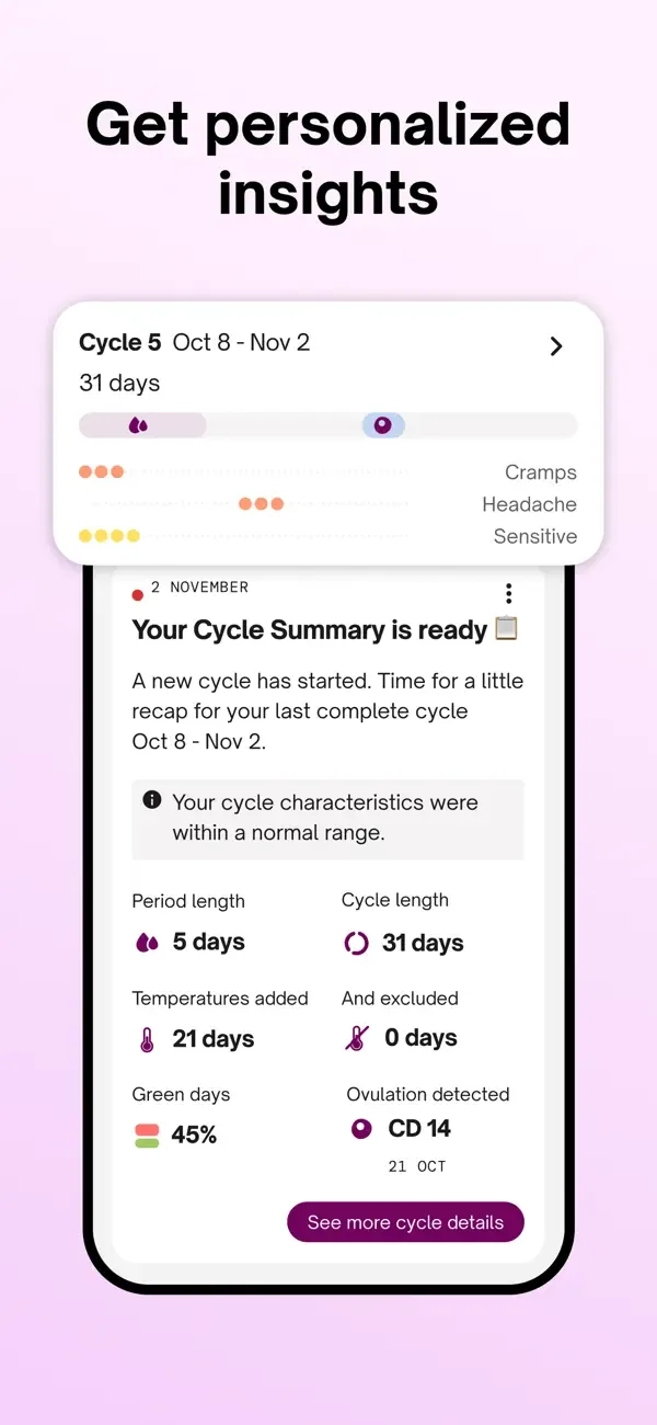 Natural Cycles Fertility App screenshot 5