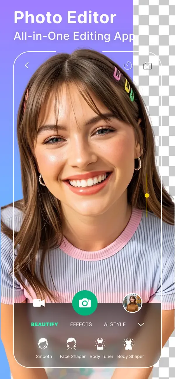 YouCam Perfect:AI Photo Editor screenshot 1