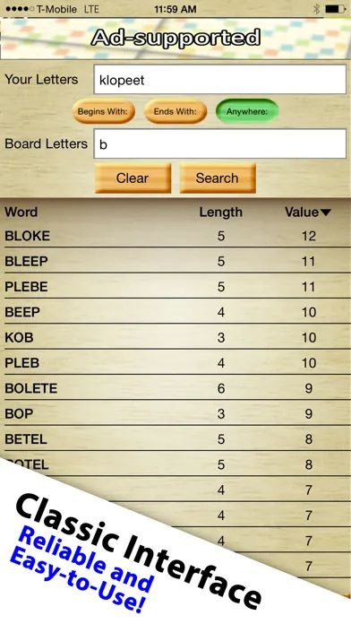 Word Breaker - Scrabble Cheat screenshot 3