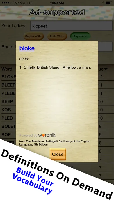 Word Breaker - Scrabble Cheat screenshot 4