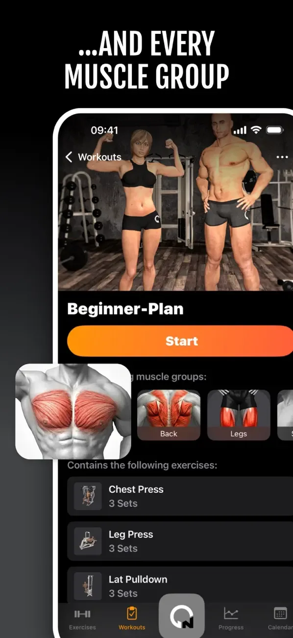 Gym Workout & Fitness Training screenshot 5