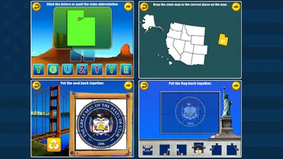 States and Capitals Map Games screenshot 5