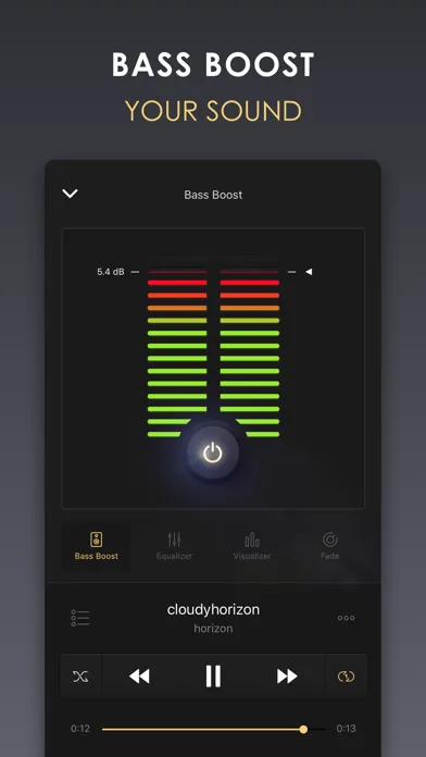 Equalizer+ HD music player screenshot 1
