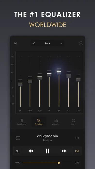 Equalizer+ HD music player screenshot 2