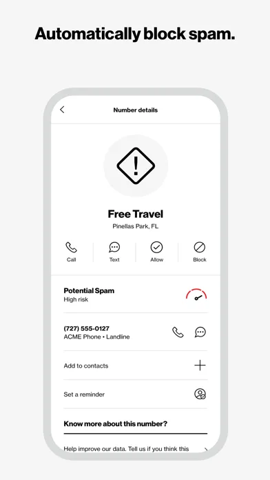 Verizon Call Filter screenshot 2