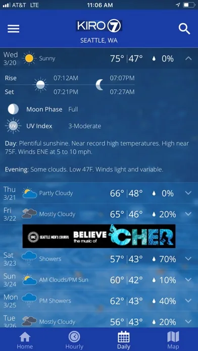 KIRO 7 PinPoint Weather screenshot 4