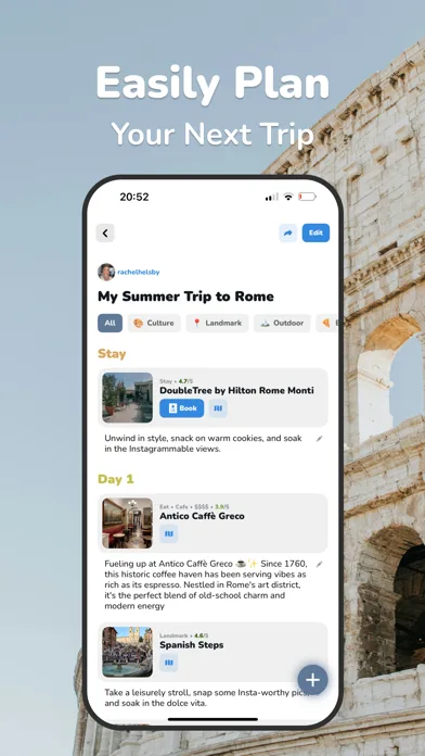 Steller: Travel Planner App screenshot 2