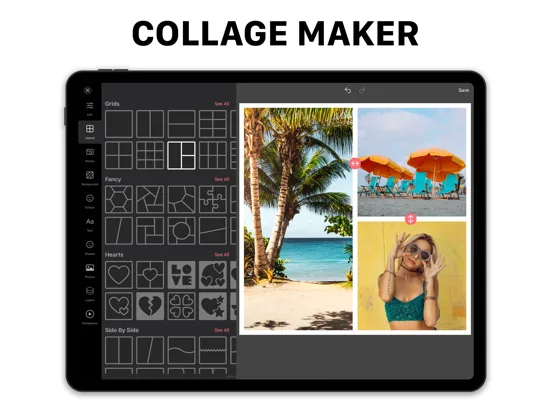 Layout Photo Collage - Mixgram screenshot 1