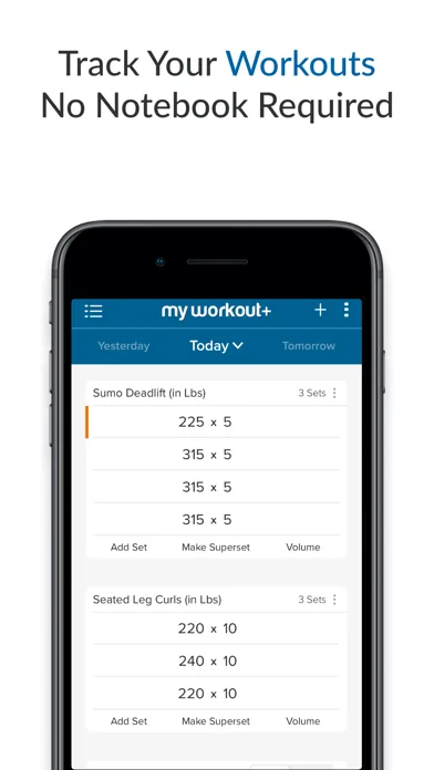 My Workout+ screenshot 1