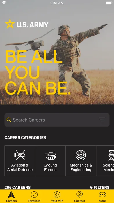 U.S. Army Career Navigator screenshot 1
