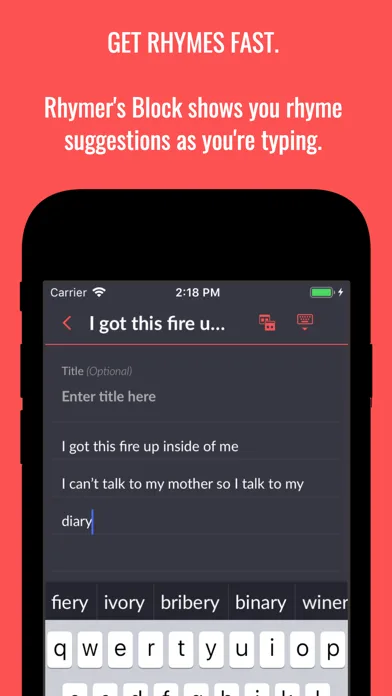 Rhymer's Block screenshot 1