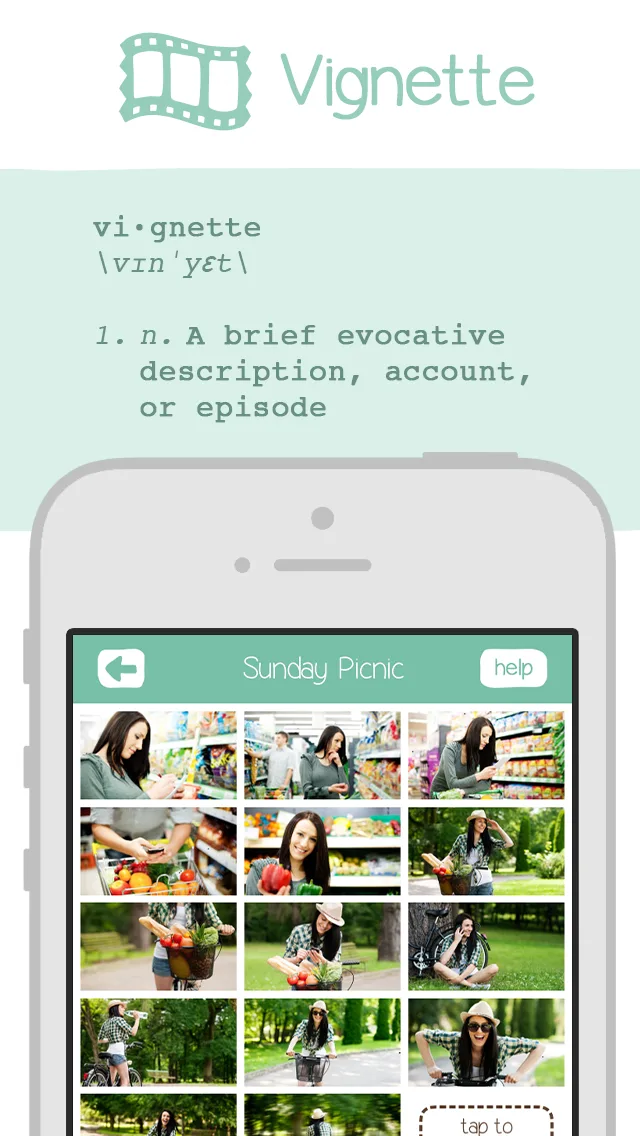 Vignette - Combine video clips to make fun movies synched to music screenshot 1