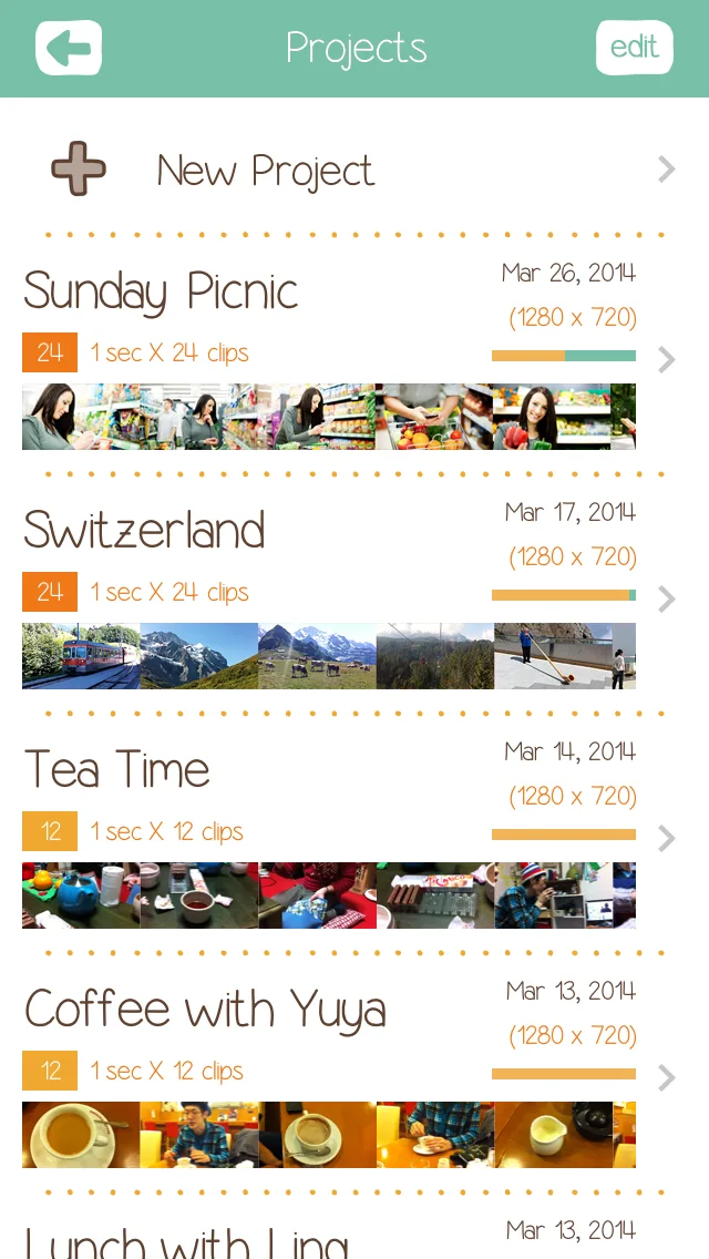 Vignette - Combine video clips to make fun movies synched to music screenshot 4