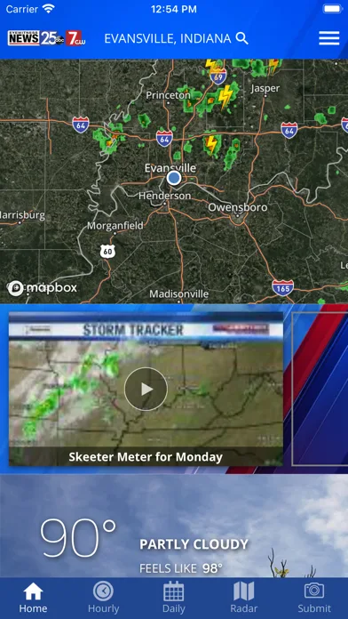 Tristate Weather - WEHT WTVW screenshot 1