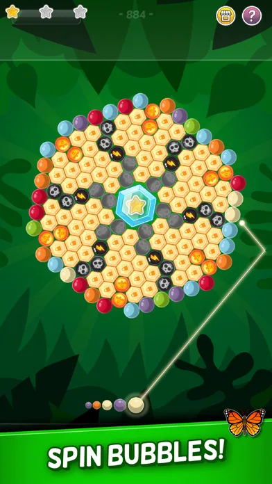 Bubble Cloud: Spin & Pop screenshot 1