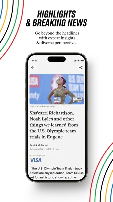 Olympics: Live Sports & News screenshot 2