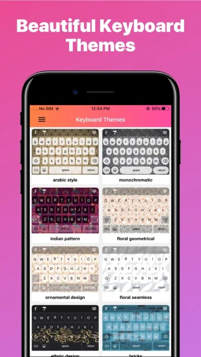 Font: Cool Design Keyboard App screenshot 2