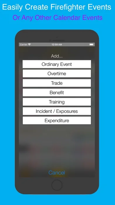 FireSync Shift Calendar screenshot 2