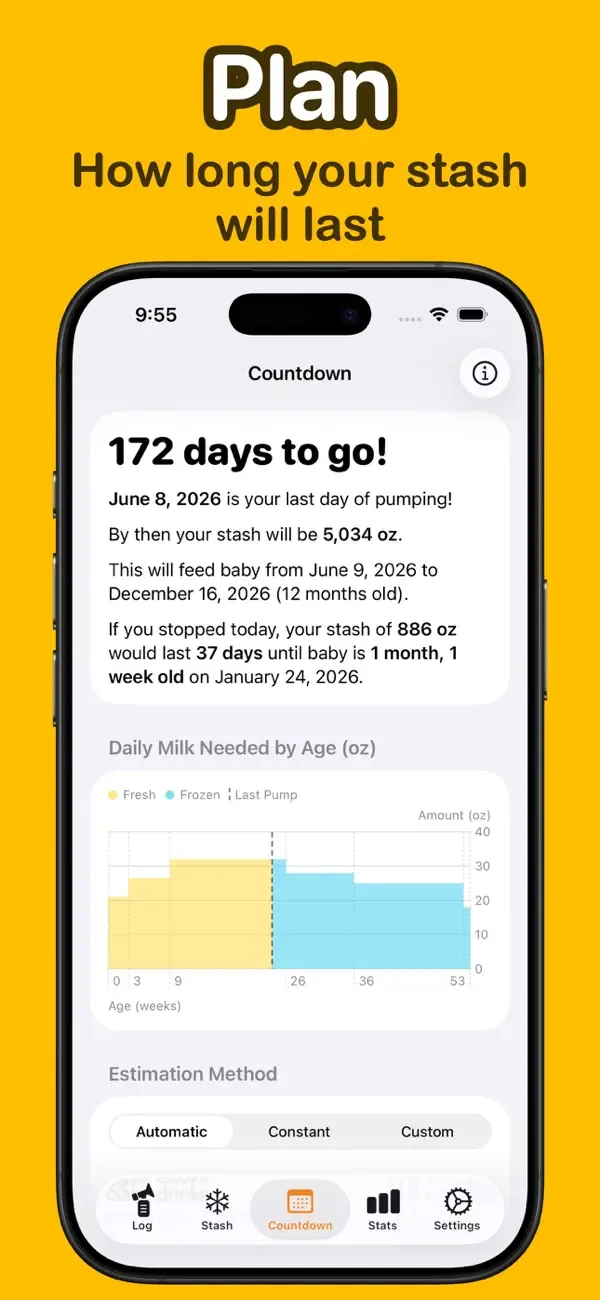 Pump Log® - Track Breast Milk screenshot 3