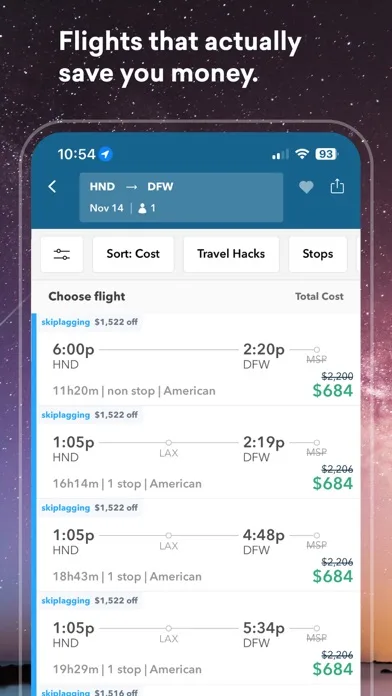 Skiplagged - Travel Hacks screenshot 5