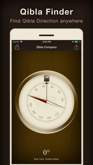 Qibla Compass (Kaaba Locator) screenshot 1