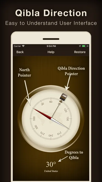 Qibla Compass (Kaaba Locator) screenshot 3