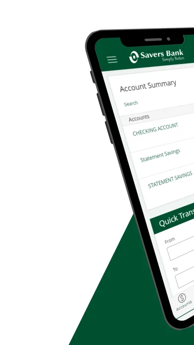 Savers Bank Mobile Banking screenshot 1