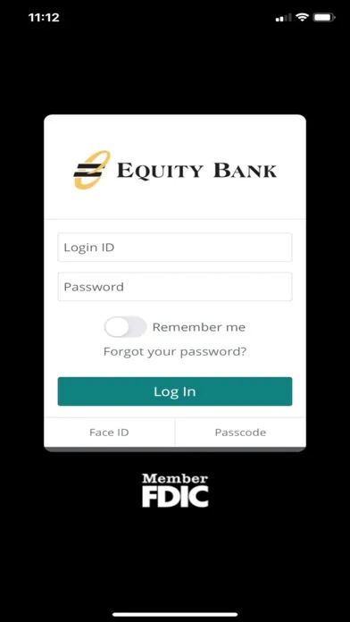 Equity Bank screenshot 1