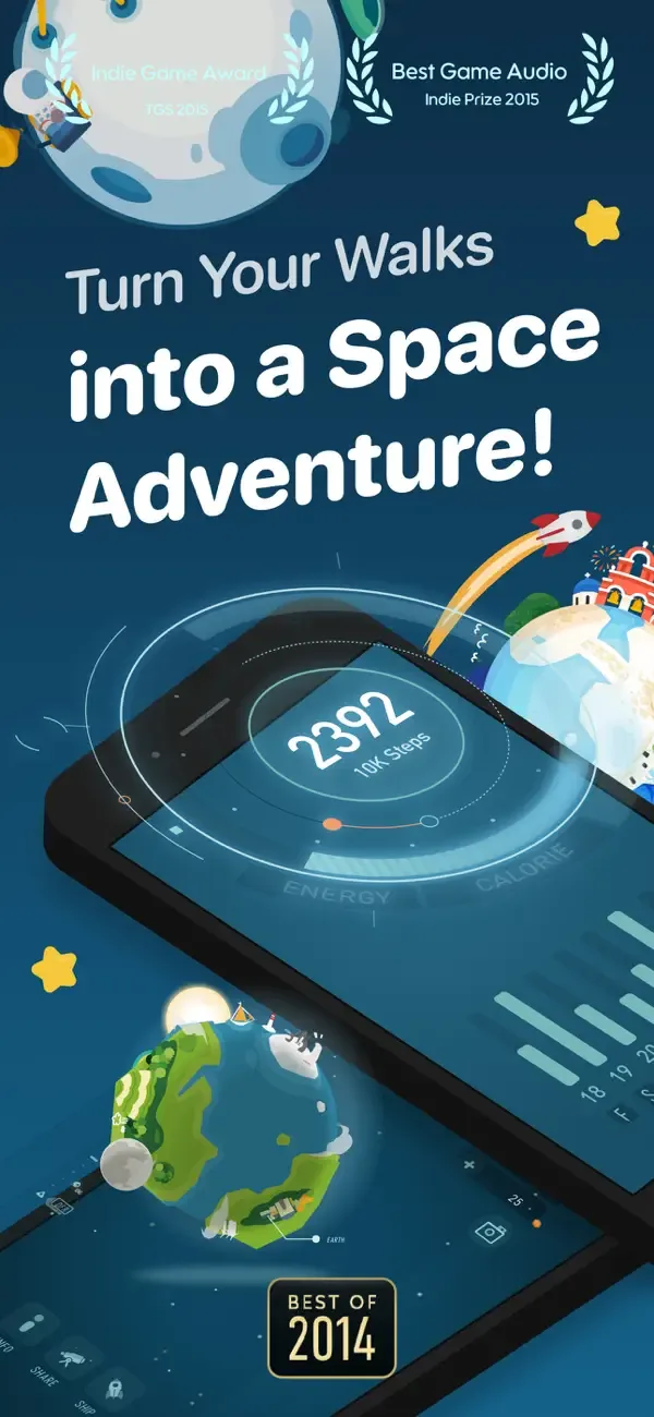 Walkr - Gamified Fitness Walk screenshot 1