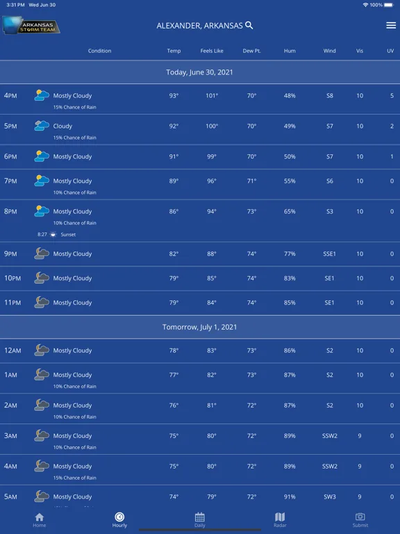 Arkansas Storm Team screenshot 5
