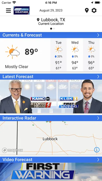 EverythingLubbock Weather screenshot 1