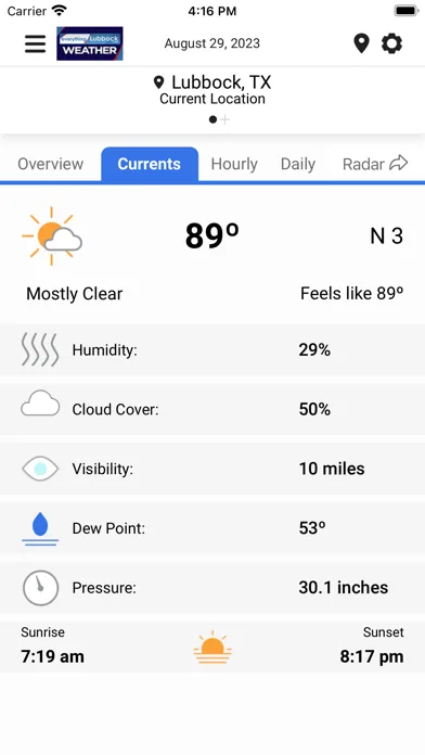 EverythingLubbock Weather screenshot 3