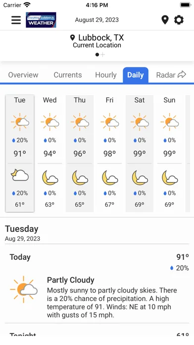 EverythingLubbock Weather screenshot 5