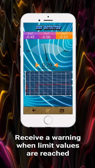 EMF Field Detector RF Scanner screenshot 2