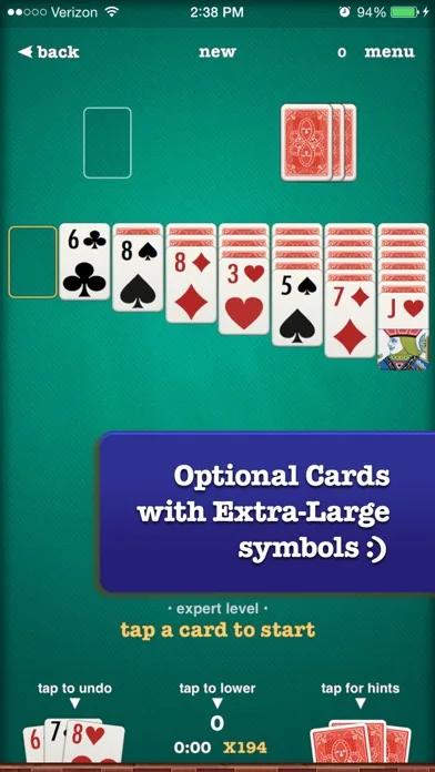 Solitaire ▻ Spiderette screenshot 3
