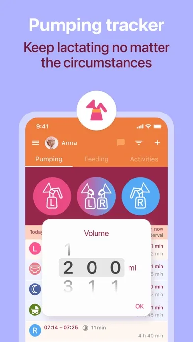 Breastfeeding Newborn tracker screenshot 2