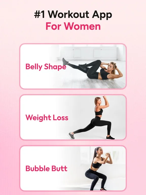 Workout for Women: Home & Gym screenshot 1