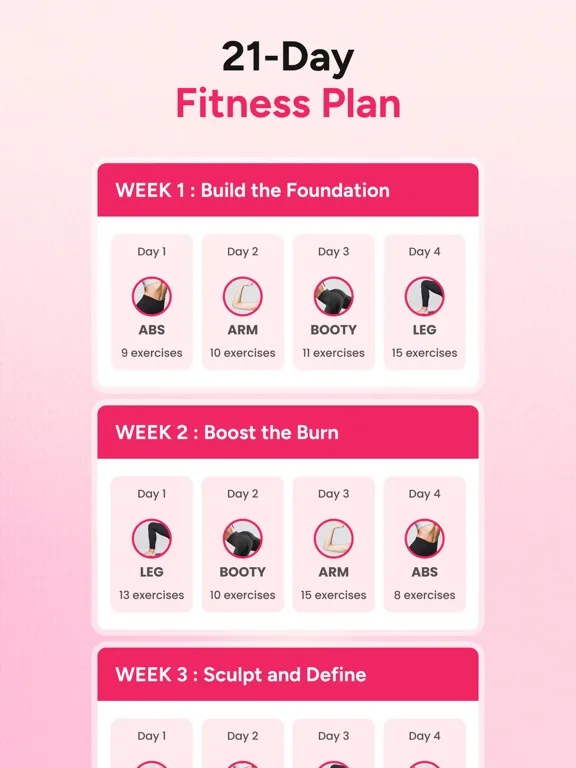 Workout for Women: Home & Gym screenshot 2