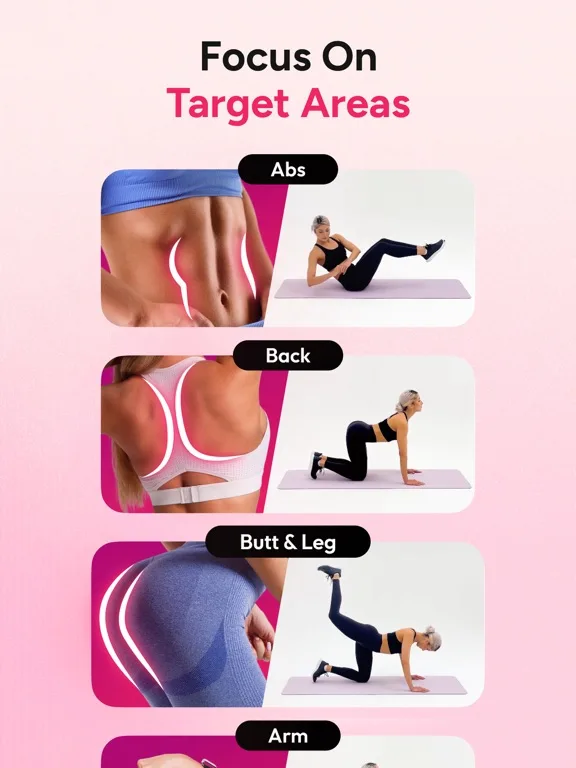 Workout for Women: Home & Gym screenshot 3